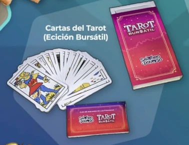 Cartas y caja de Tarot edición bursátil de Santoro y Donoso